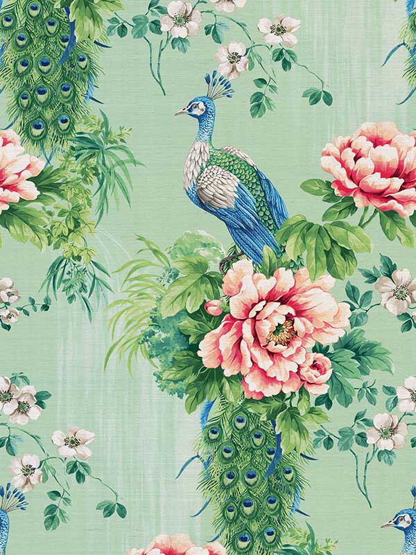 Sandy fabric in turquoise color - pattern number CL31304 - by Carl Robinson in the Carl Robinson 19 The Wall collection