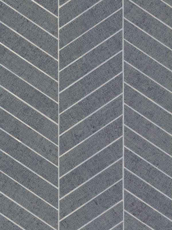 Atelier Herringbone wallpaper in steel blue color - pattern number HO2107GV - by Ronald Redding in the Grasscloth and Natural Resource collection