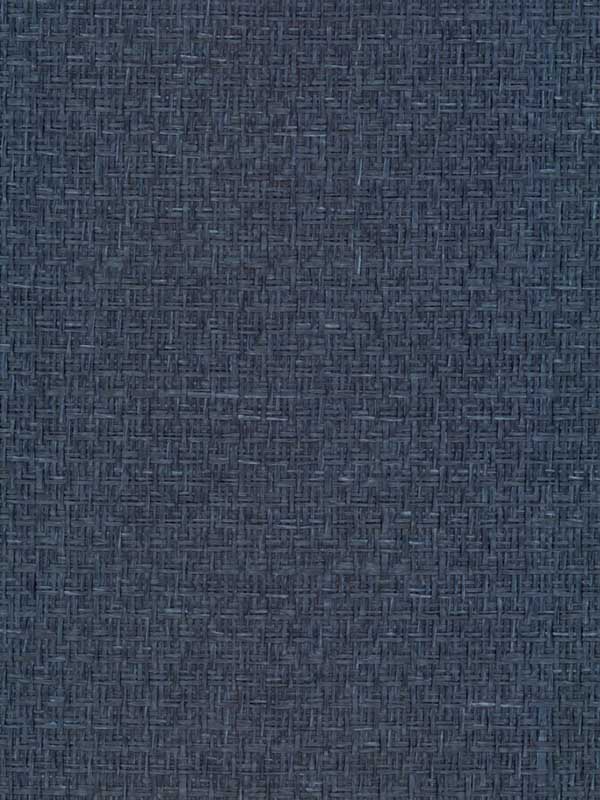 Tatami Weave wallpaper in navy color - pattern number OG0529GV - by Ronald Redding in the Grasscloth and Natural Resource collection