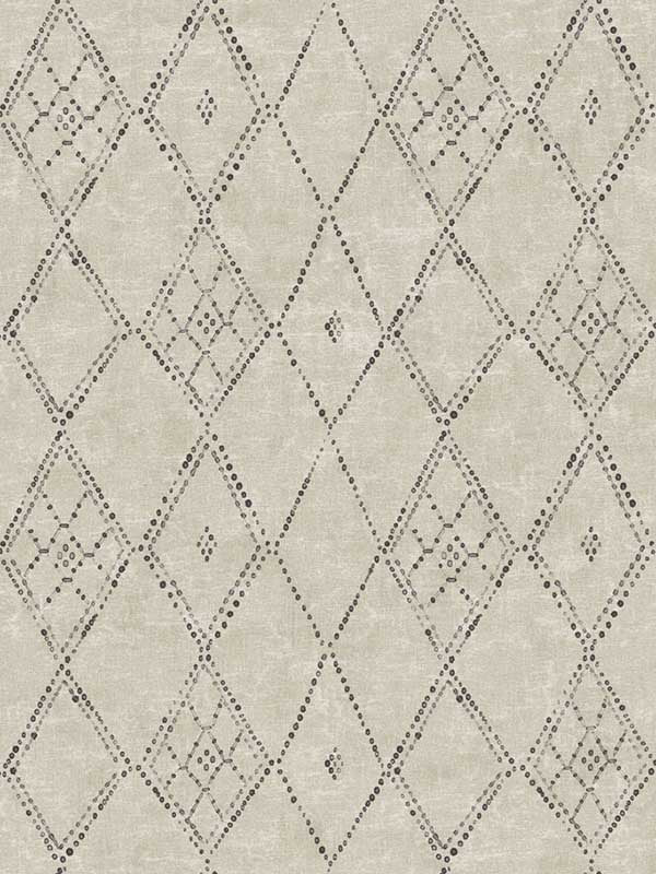 Souk Diamonds fabric in taupe color - pattern number LM5311 - by York Designer Series in the Lemieux et Cie Signature collection