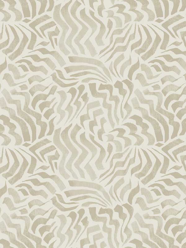 Zora Wave fabric in taupe color - pattern number LM5322 - by York Designer Series in the Lemieux et Cie Signature collection