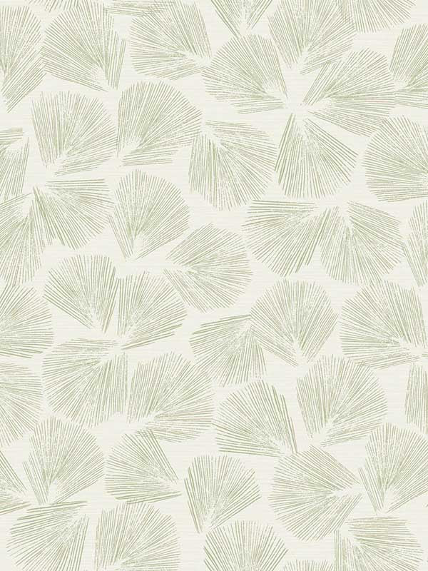 Elora Leaf fabric in green color - pattern number LM5352 - by York Designer Series in the Lemieux et Cie Signature collection