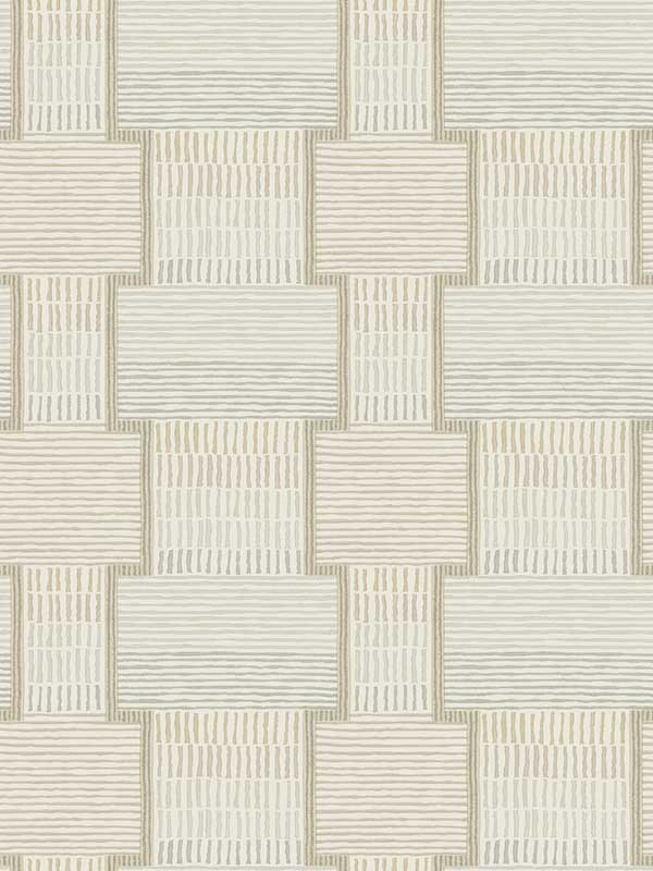 La Broderie wallpaper in beige color - pattern number LM5371 - by York Designer Series in the Lemieux et Cie Signature collection
