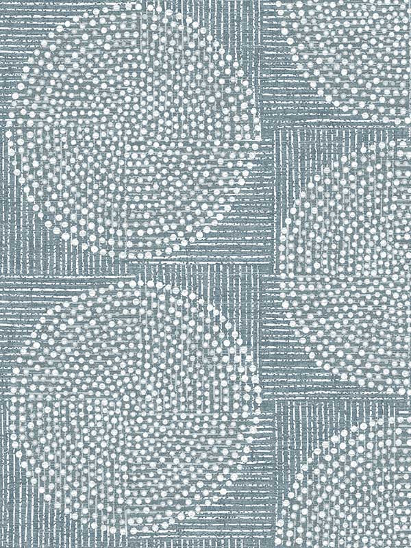 Salma Medallion fabric in denim color - pattern number 4141-27123 - by A Street Prints in the Solace collection