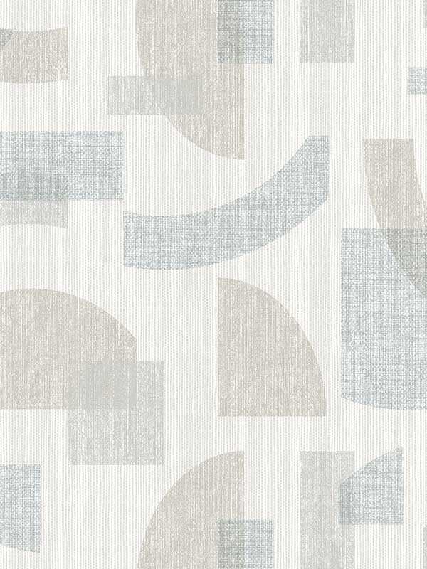 Fulton Shapes fabric in light blue color - pattern number 4141-27161 - by A Street Prints in the Solace collection