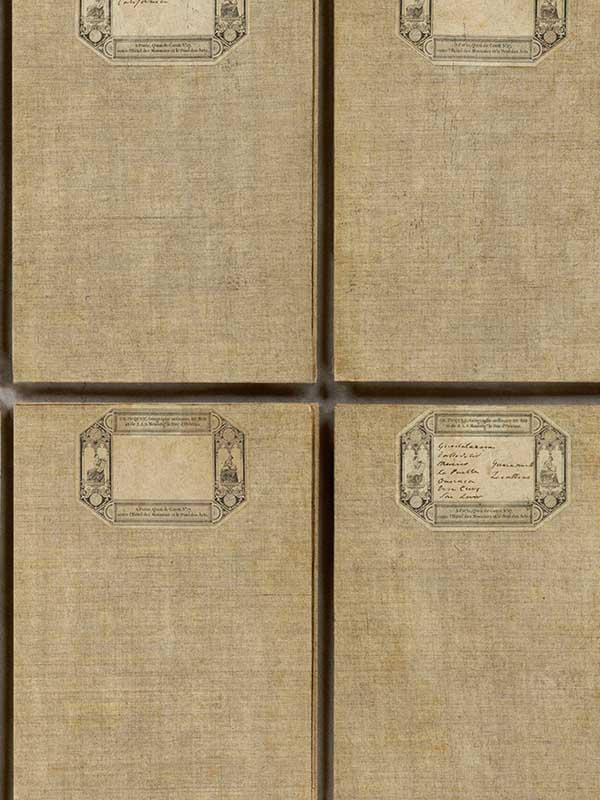 Fabric Covers fabric in antique brown sepia color - pattern number WP20099 - by Mind the Gap in the Designer Collection I collection