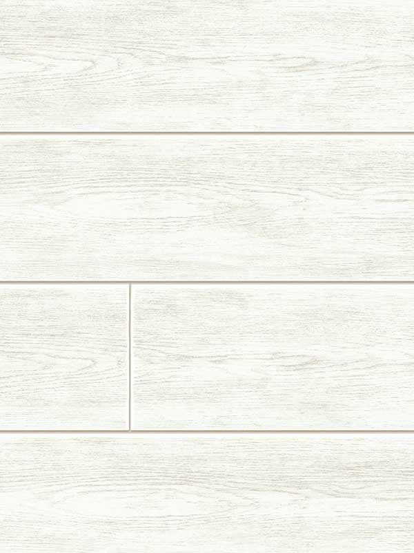 Coastal Faux Shiplap fabric in alabaster color - pattern number PR13000 - by Seabrook in the Seabrook Prepasted Wallpaper Assortment collection