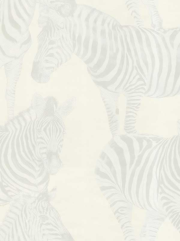 Zebra Romance fabric in carina color - pattern number TCW007TCAHOUZ006 - by Seabrook in the Dolce and Gabbana Casa N 1 collection