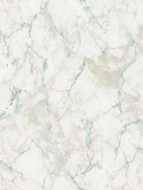 Natural Marble like wallpaper in light blue and taupe color - pattern number G67756 - by Patton Norwall in the Natural FX 2 collection