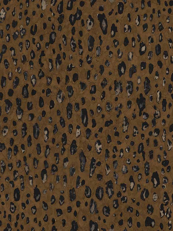 Mod Leopard Print fabric in brown and black color - pattern number G67760 - by Patton Norwall in the Natural FX 2 collection