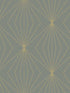 Gem Geometric Peel and Stick fabric in grey and metallic gold color - pattern number NW53105 - by NextWall in the Peel and Stick Wallpaper by Nextwall collection
