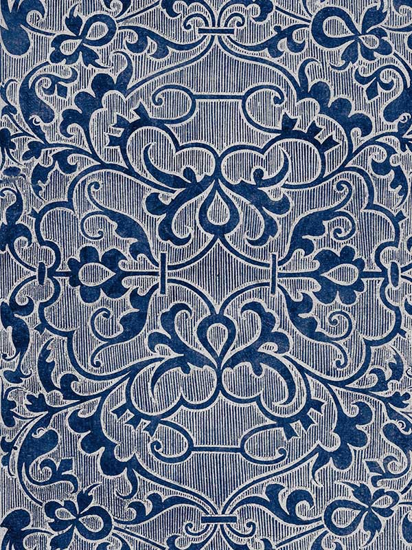 Deco Trellis wallpaper in indigo grey color - pattern number WP20508 - by Mind the Gap in the Compendium collection