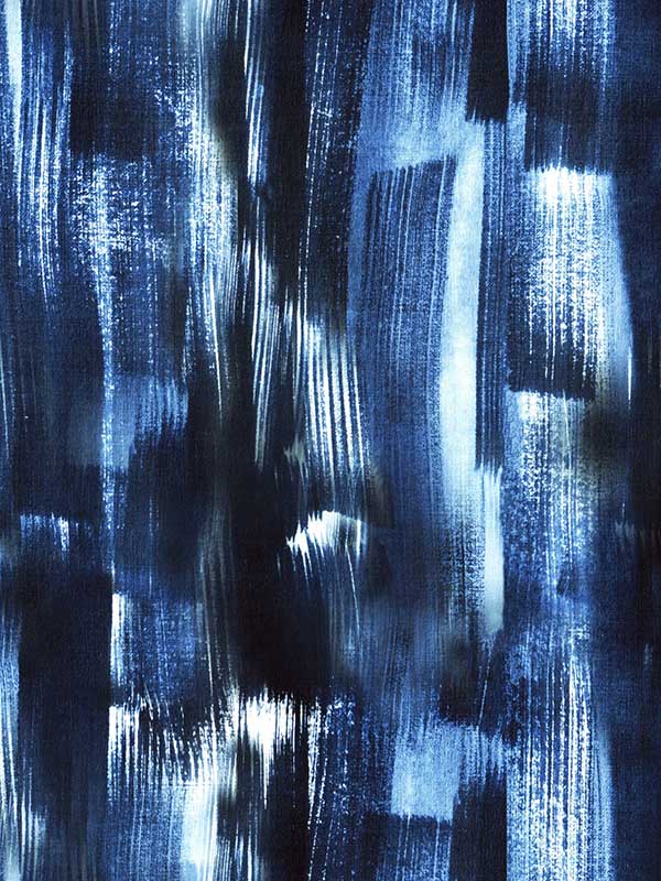 Indigo Madness wallpaper in indigo white color - pattern number WP20509 - by Mind the Gap in the Compendium collection