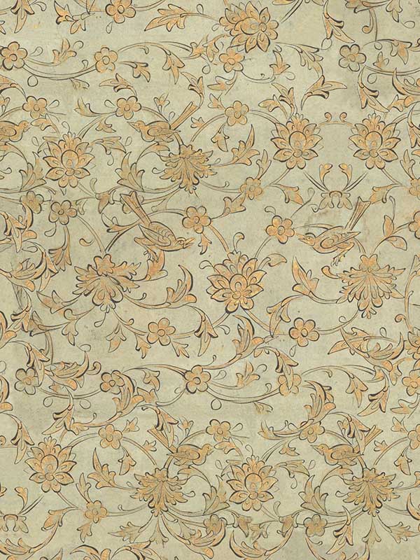 Backyard Flowering fabric in seacrest copper black color - pattern number WP30005 - by Mind the Gap in the Transylvanian Roots collection