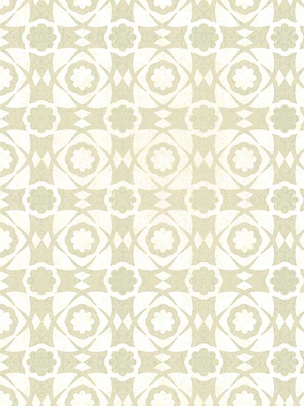 Aegean Tiles wallpaper in seacrest color - pattern number WP30053 - by Mind the Gap in the Sundance Villa collection