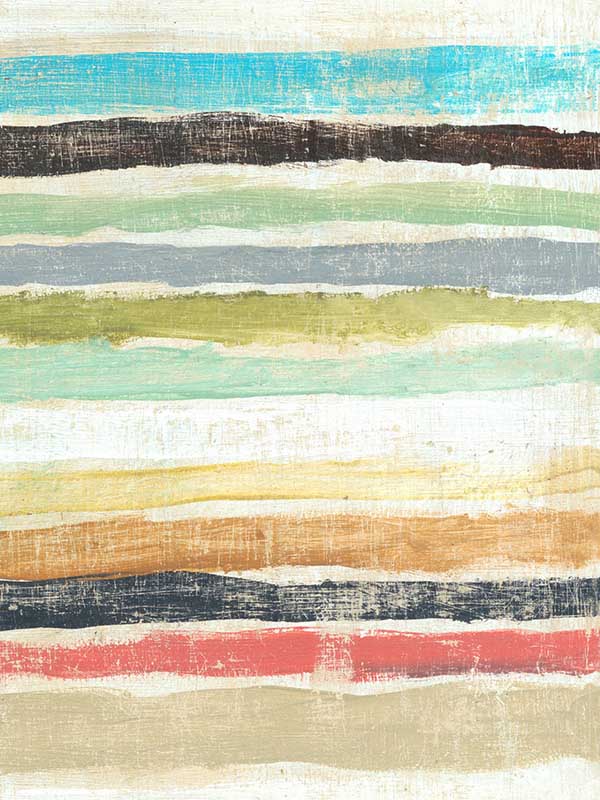 Stripes fabric in taupe blue black red color - pattern number WP20278 - by Mind the Gap in the Sugarboo collection