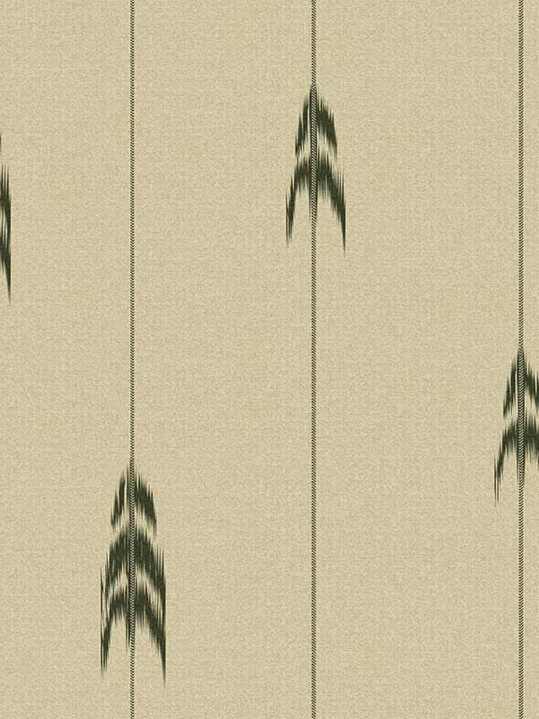 Fir Pattern wallpaper in taupe dark green color - pattern number WP30150 - by Mind the Gap in the Tyrol collection