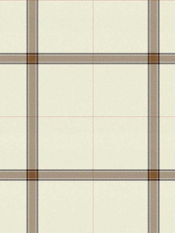 Hampton wallpaper in brown color - pattern number WP30082 - by Mind the Gap in the Woodstock collection