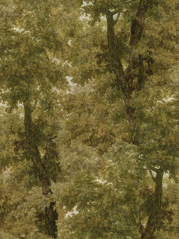 Branchy fabric in autumn color - pattern number WP20784 - by Mind the Gap in the Orient Express collection