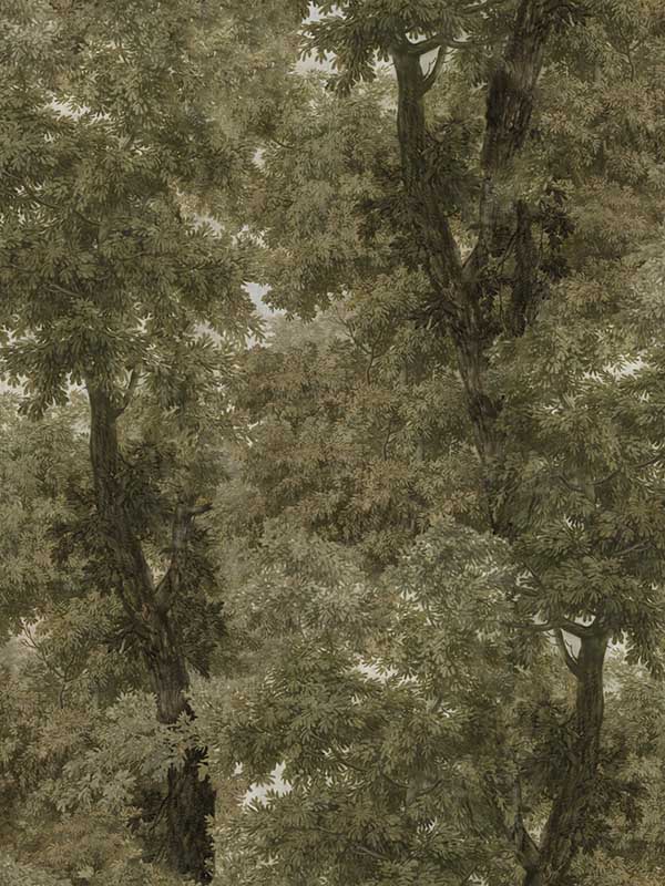 Branchy fabric in neutral color - pattern number WP20786 - by Mind the Gap in the Orient Express collection