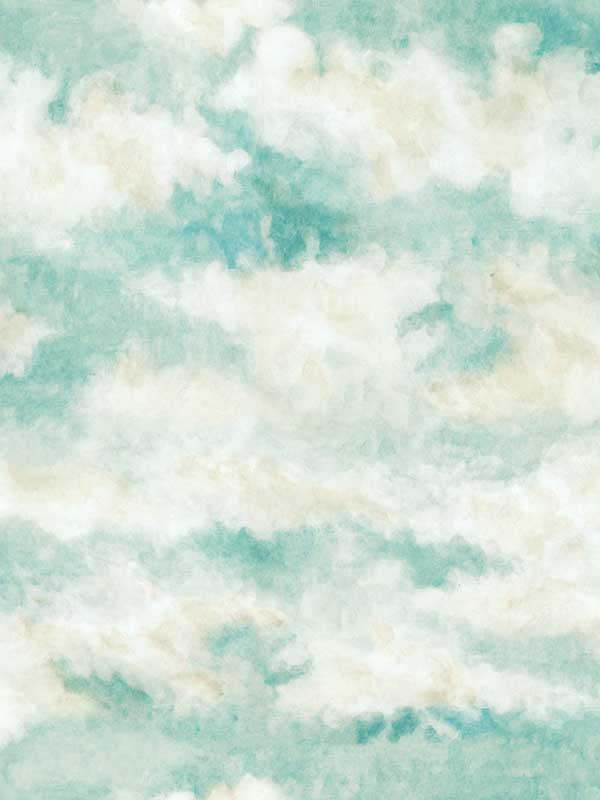 Nouage fabric in turquoise color - pattern number WP20789 - by Mind the Gap in the Orient Express collection
