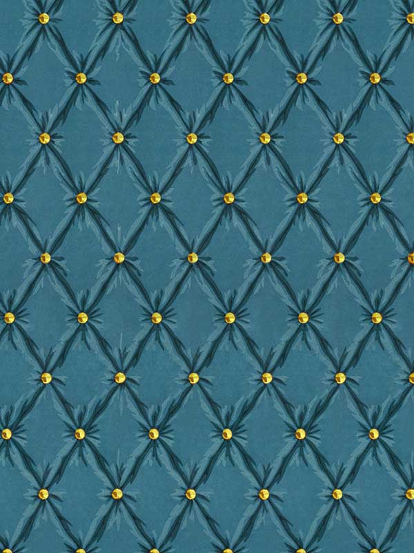 Tufted Panel fabric in blue moon color - pattern number WP30170 - by Mind the Gap in the Orient Express collection