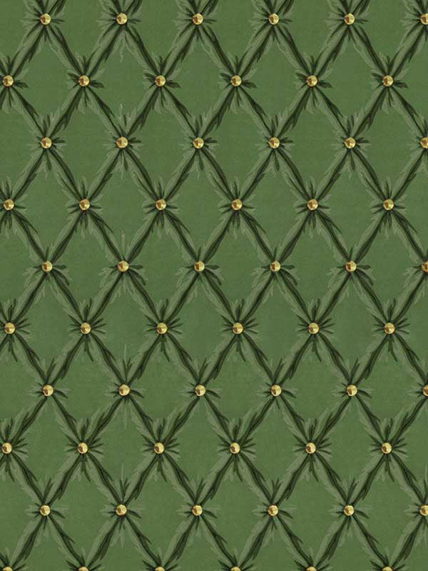 Tufted Panel fabric in forest green color - pattern number WP30171 - by Mind the Gap in the Orient Express collection