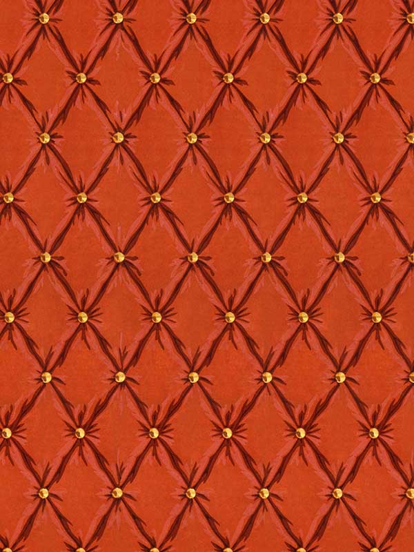 Tufted Panel fabric in mandarin color - pattern number WP30172 - by Mind the Gap in the Orient Express collection