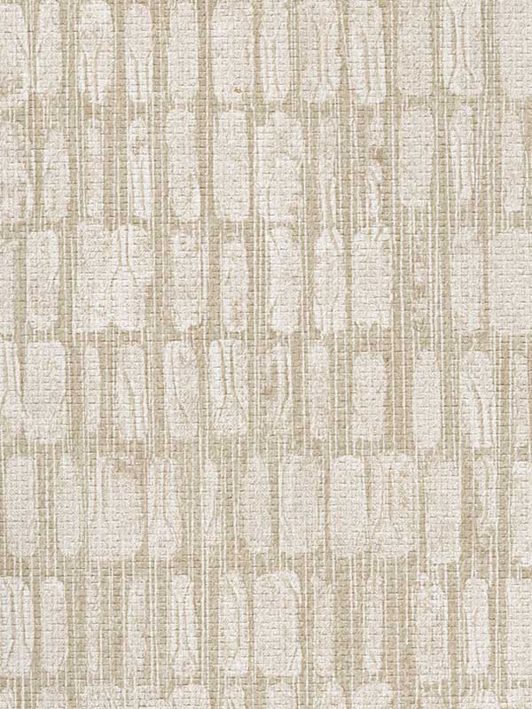 Stitched Sashiko wallpaper in bamboo color - pattern number SK2103 - by Koroseal in the Prosper Collection collection