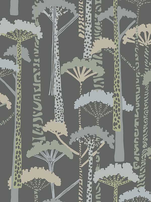 Unify Forest fabric in aqua color - pattern number 4146-27206 - by A Street Prints in the Harmony collection