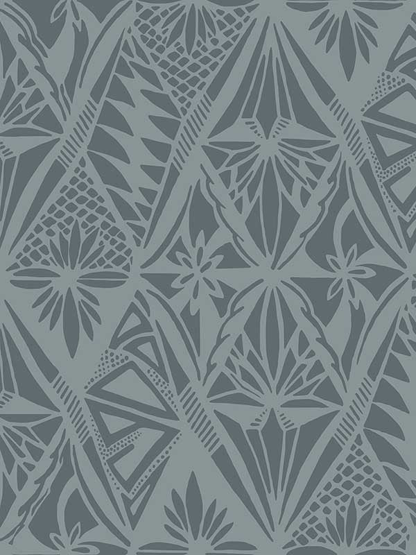Urbane Diamonds fabric in denim color - pattern number 4146-27213 - by A Street Prints in the Harmony collection