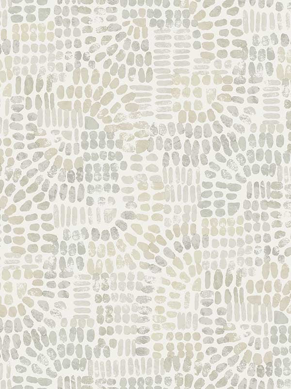 Wanderer Mosiac fabric in dove color - pattern number 4146-27218 - by A Street Prints in the Harmony collection