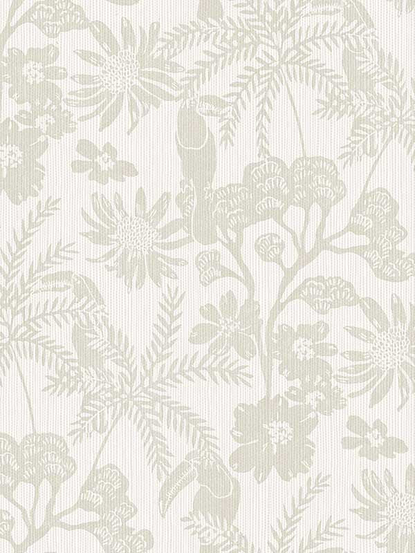 Jacaranda Tropical Trail wallpaper in taupe color - pattern number 4146-27246 - by A Street Prints in the Harmony collection