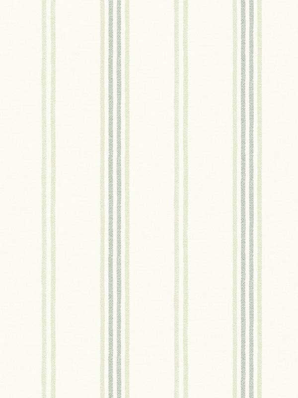 Lovage Linen Stripe fabric in green color - pattern number 4134-72549 - by Chesapeake in the Wildflower collection