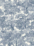 Spinney Toile fabric in blue color - pattern number 4134-72559 - by Chesapeake in the Wildflower collection