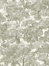 Spinney Toile fabric in green color - pattern number 4134-72561 - by Chesapeake in the Wildflower collection