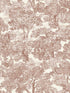 Spinney Toile fabric in red color - pattern number 4134-72562 - by Chesapeake in the Wildflower collection