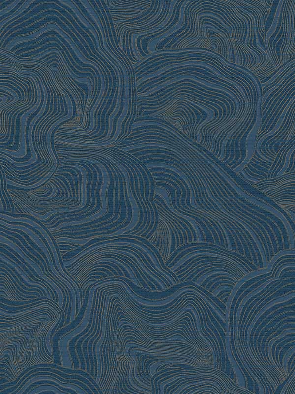 Geodes fabric in navy color - pattern number GT4527 - by Ronald Redding in the Classics collection