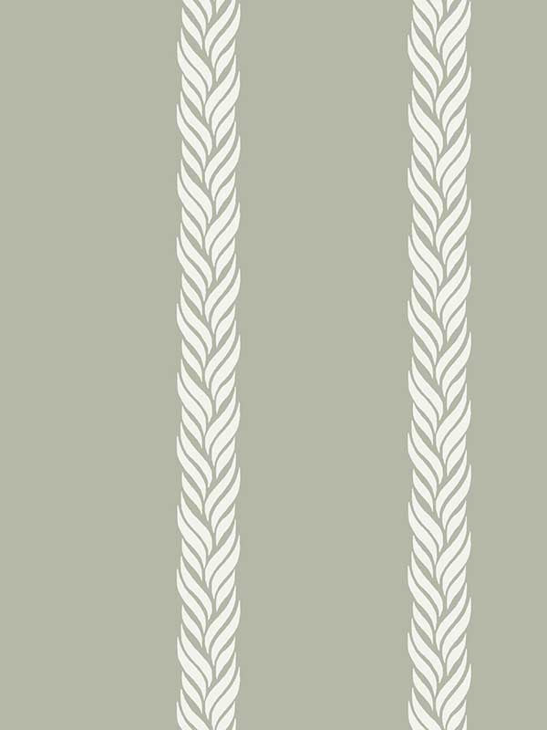 Braided Stripe wallpaper in green color - pattern number GT4541 - by Ronald Redding in the Classics collection