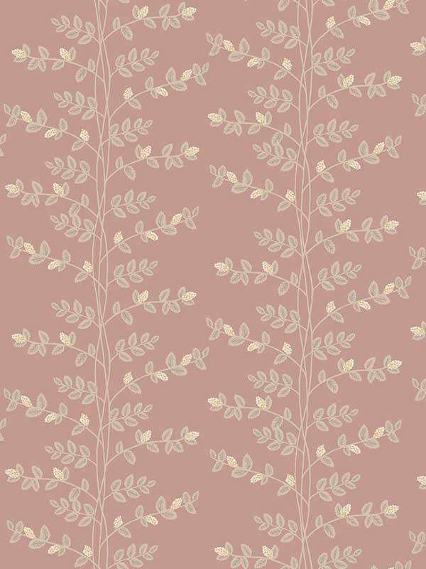 Climbing Vine fabric in rose color - pattern number RF7426 - by Rifle Paper Co in the Rifle Paper Co Third Edition collection