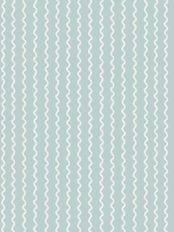 Rickrack wallpaper in light blue color - pattern number RF7552 - by Rifle Paper Co in the Rifle Paper Co Third Edition collection