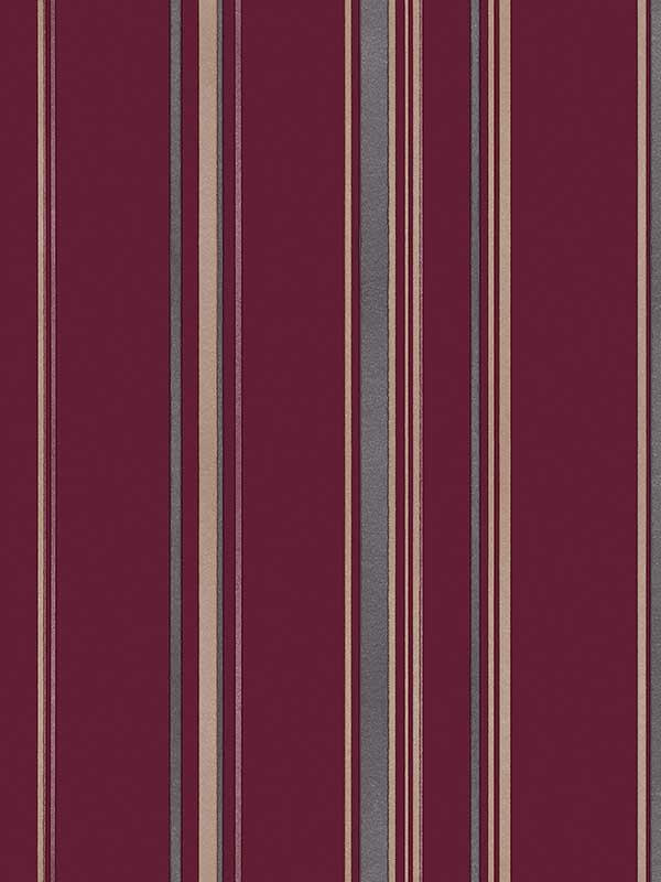 Casual Stripe wallpaper in red color - pattern number G68053 - by Galerie in the Smart Stripes 3 collection