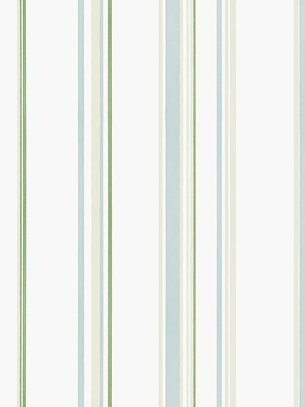 Casual Stripe wallpaper in green color - pattern number G68054 - by Galerie in the Smart Stripes 3 collection