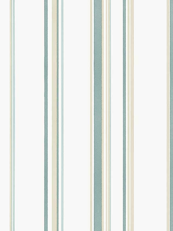 Casual Stripe wallpaper in green color - pattern number G68058 - by Galerie in the Smart Stripes 3 collection