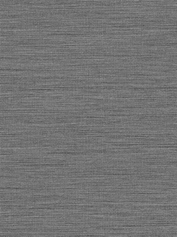 Libeco fabric in charcoal color - pattern number GT35209 - by Seabrook in the Linen and Silk Textures collection