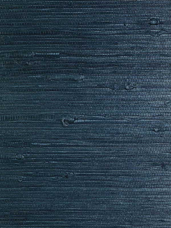 Heavy Tightweave Jute fabric in marine blue color - pattern number LN50010 - by Seabrook in the Lillian August Natural Textured Wallcoverings Vol 2 collection
