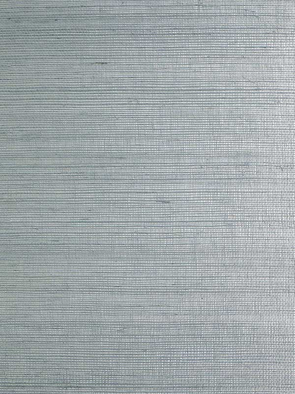Sisal on Metallic fabric in aquamarine color - pattern number LN50020 - by Seabrook in the Lillian August Natural Textured Wallcoverings Vol 2 collection