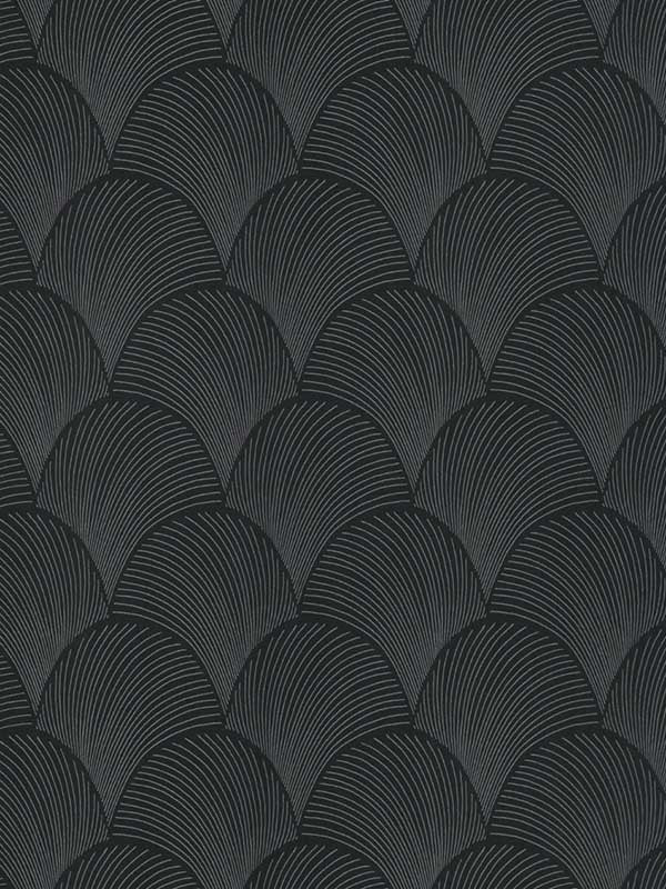 Metallic fabric in black color - pattern number NT6105 - by Candice Olson in the Natural Discovery collection