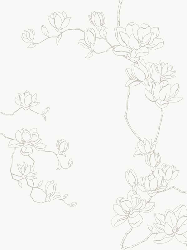 Magnolia Branches fabric in beige color - pattern number MF4732 - by Magnolia Home by Joanna Gaines in the Magnolia Home Vol 4 collection