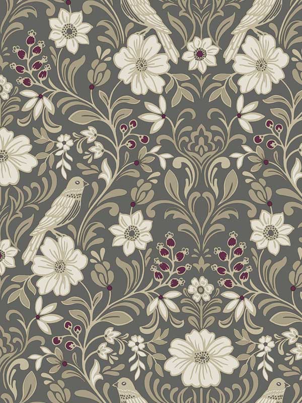 Colette fabric in charcoal color - pattern number MF4743 - by Magnolia Home by Joanna Gaines in the Magnolia Home Vol 4 collection